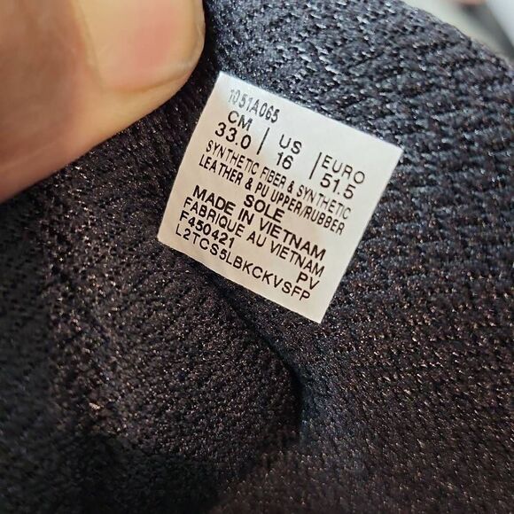 MEN ASICS Shy Elite FF MT White Pure Silver Volleyball Sneakers Size 16 - Picture 5 of 6